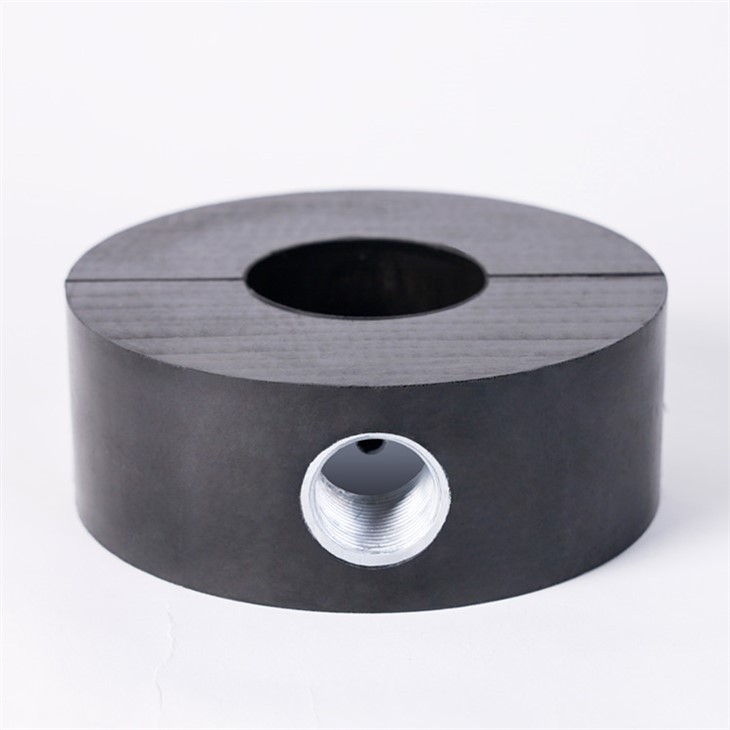 Starrisolierte Rohrhalterung aus geschlossenzelligem Polyurethan